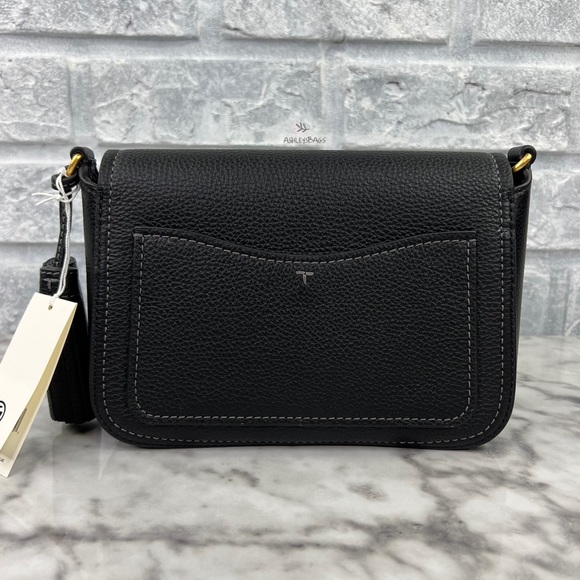 Tory Burch Thea Flap Crossbody In Black - Picture 5 of 11